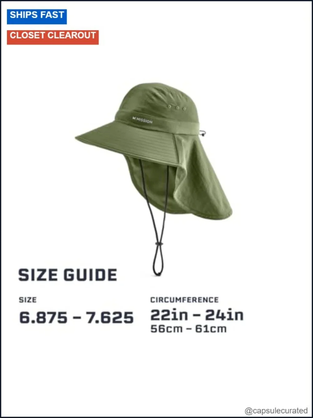 UPF 50 Cooling Sun Hat Wide Brim Adjustable Outdoor Hiking Fishing Beach